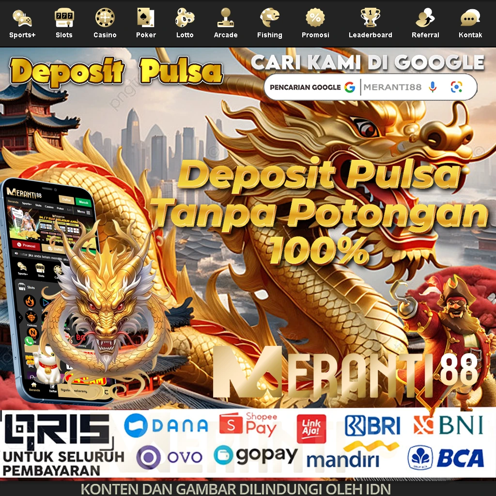 Slot Pulsa >> Situs Resmi Slot 77 Deposit Pulsa Tanpa Potongan Agen Terpercaya